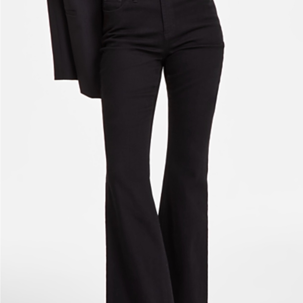 INC international concepts High Rise Black Flared Jeans